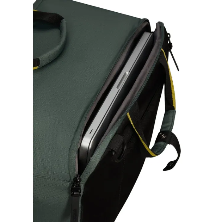 Kleine Reistassen|Handbagage Reistassen>American Tourister TAKE2CABIN 3-Way Boarding Bag dark forest