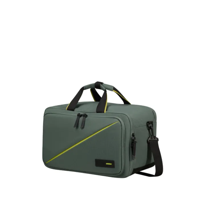 Kleine Reistassen|Handbagage Reistassen>American Tourister TAKE2CABIN 3-Way Boarding Bag dark forest
