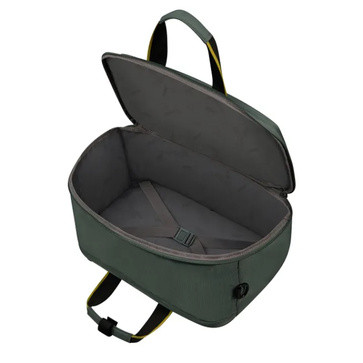 Kleine Reistassen|Handbagage Reistassen>American Tourister TAKE2CABIN 3-Way Boarding Bag dark forest