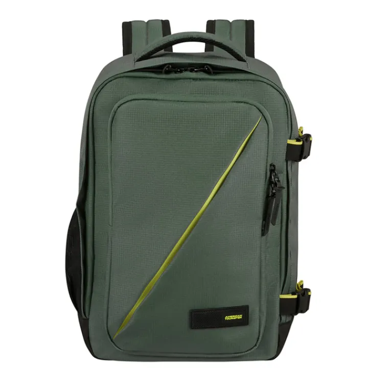 Kleine Reistassen|Handbagage Reistassen>American Tourister TAKE2CABIN Casual Backpack S dark forest