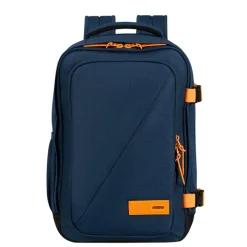 Kleine Reistassen|Handbagage Reistassen>American Tourister TAKE2CABIN Casual Backpack S navy/radiant orange