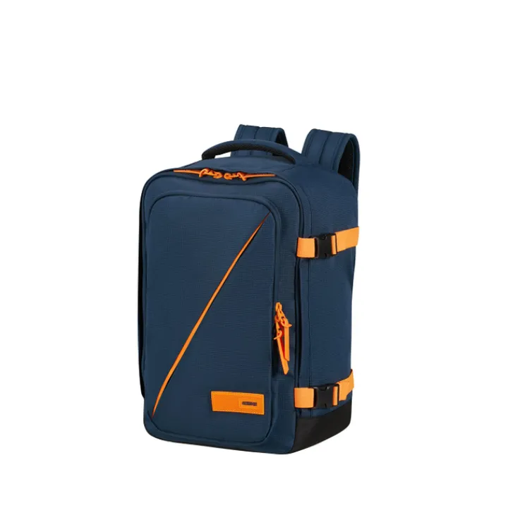 Kleine Reistassen|Handbagage Reistassen>American Tourister TAKE2CABIN Casual Backpack S navy/radiant orange