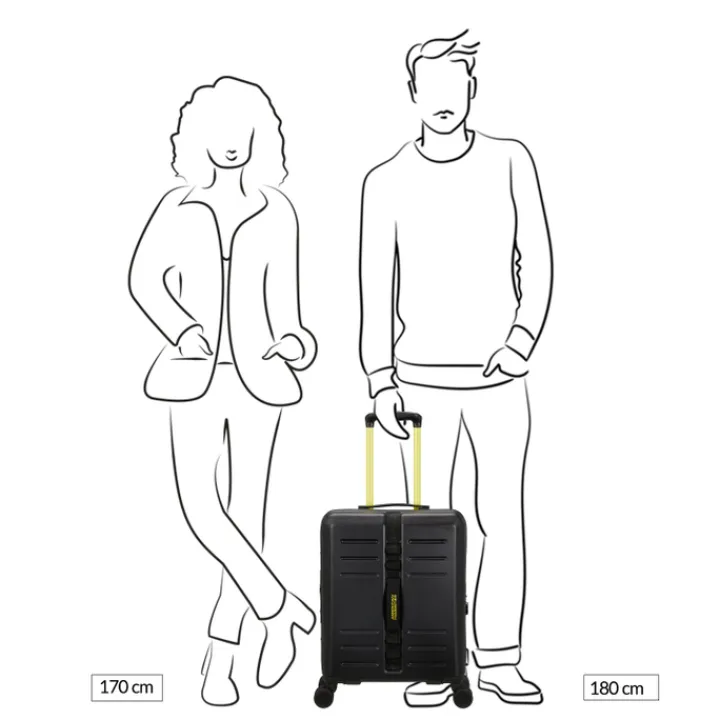 Ryanair Trolleys|Handbagage Trolleys>American Tourister Trailon Spinner 55/20 TSA black