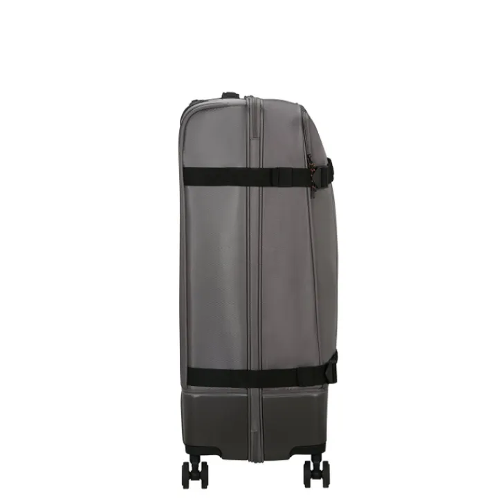 Reistrolleys|Reiskoffers>American Tourister Urban Track Spinner L TSA dark grey