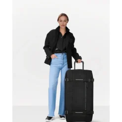 Grote Reistassen|Heren Reistassen>American Tourister Urban Track Duffle/Wheels L asphalt black