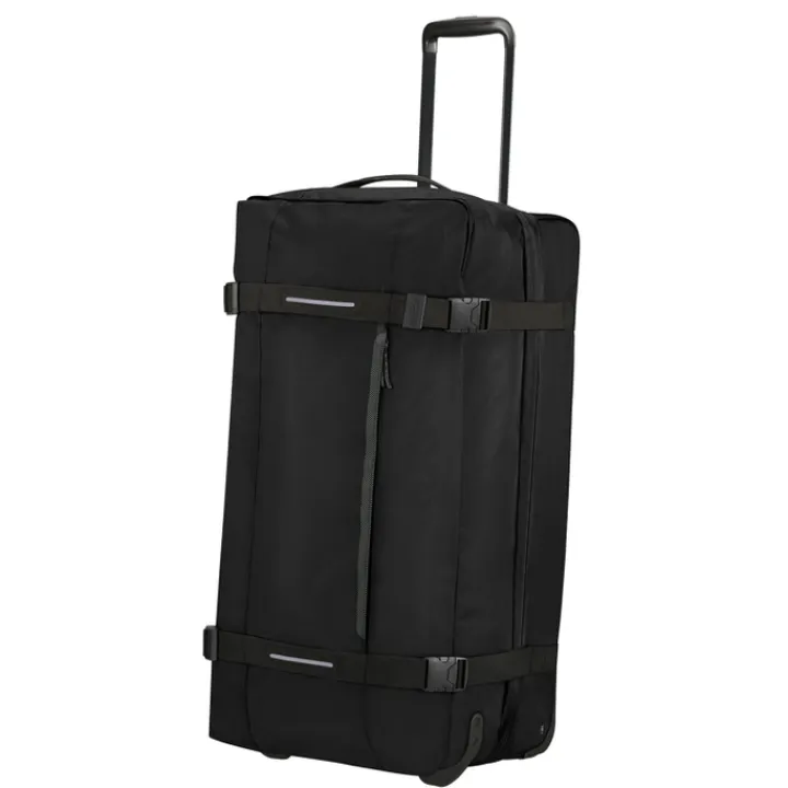 Grote Reistassen|Heren Reistassen>American Tourister Urban Track Duffle/Wheels L asphalt black