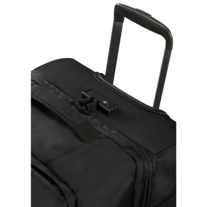 Grote Reistassen|Heren Reistassen>American Tourister Urban Track Duffle/Wheels L asphalt black