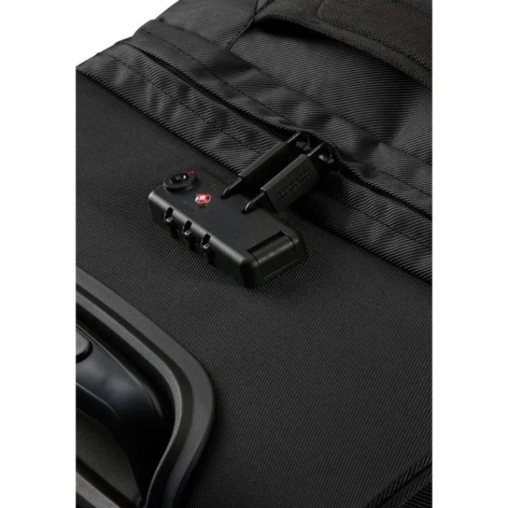 Grote Reistassen|Heren Reistassen>American Tourister Urban Track Duffle/Wheels L asphalt black