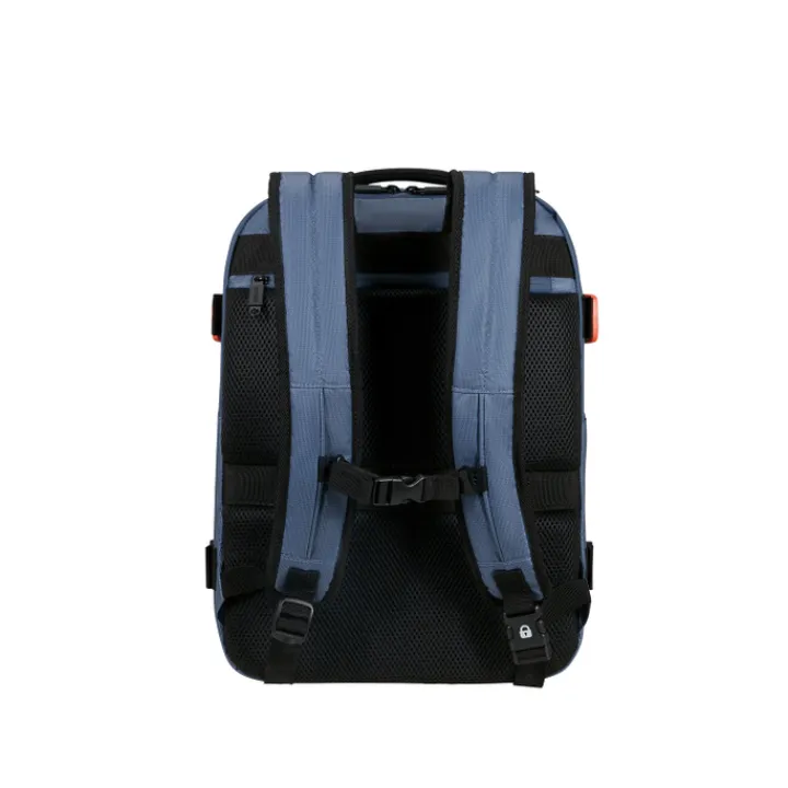 Grote Rugzakken|Heren Rugzakken>American Tourister Urban Track Laptop Backpack 15,6" coated Navy/Orange