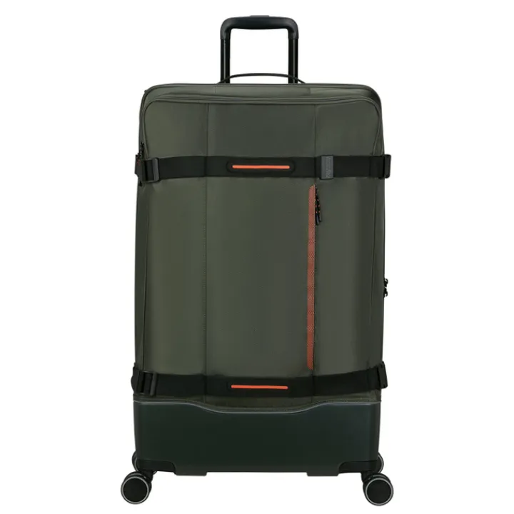 Reistrolleys|Reiskoffers>American Tourister Urban Track Spinner L TSA dark khaki