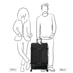 Reistrolleys|Reiskoffers>American Tourister Urban Track Spinner L TSA dark khaki