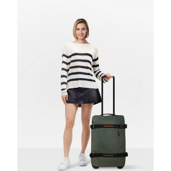 Handbagage Reistassen|Heren Reistassen>American Tourister Urban Track Duffle/Wheels S dark khaki
