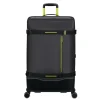 Reistrolleys|Reiskoffers>American Tourister Urban Track Spinner L TSA Coated black/lime