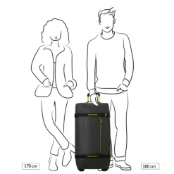 Grote Reistassen|Heren Reistassen>American Tourister Urban Track Duffle/Wheels L Coated navy/orange