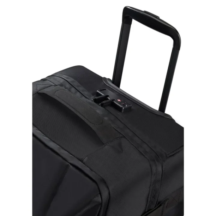 Grote Reistassen|Heren Reistassen>American Tourister Urban Track Duffle/Wheels M asphalt black