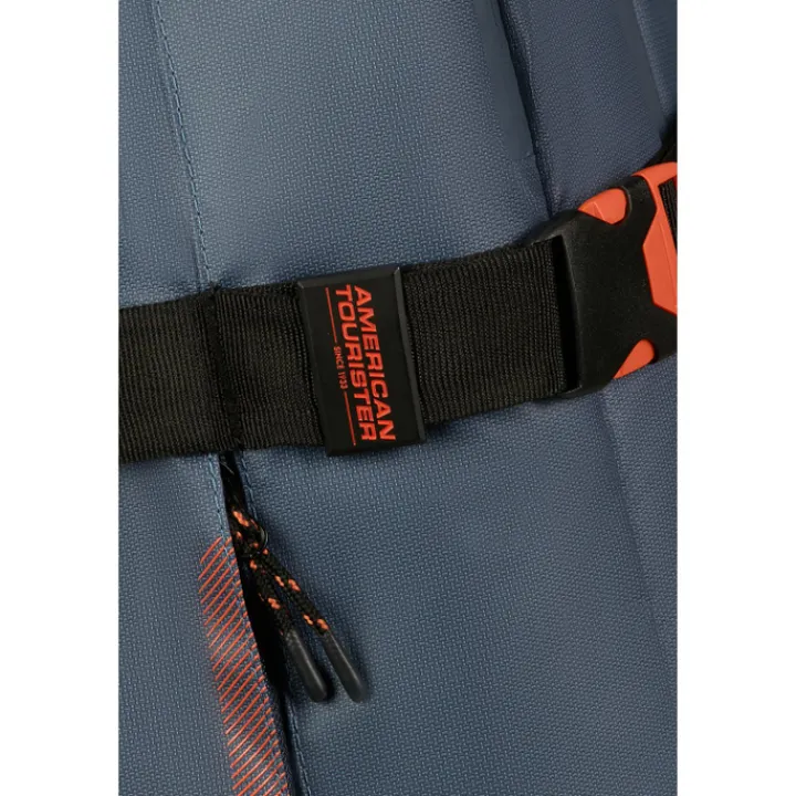 Heren Reistassen|Dames Reistassen>American Tourister Urban Track Duffle/Wheels S Coated navy/orange