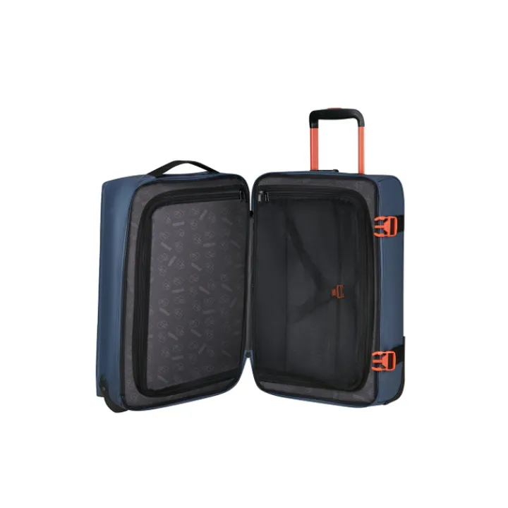 Heren Reistassen|Dames Reistassen>American Tourister Urban Track Duffle/Wheels S Coated navy/orange