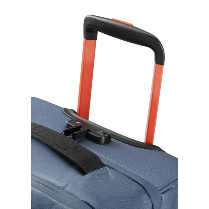 Heren Reistassen|Dames Reistassen>American Tourister Urban Track Duffle/Wheels S Coated navy/orange