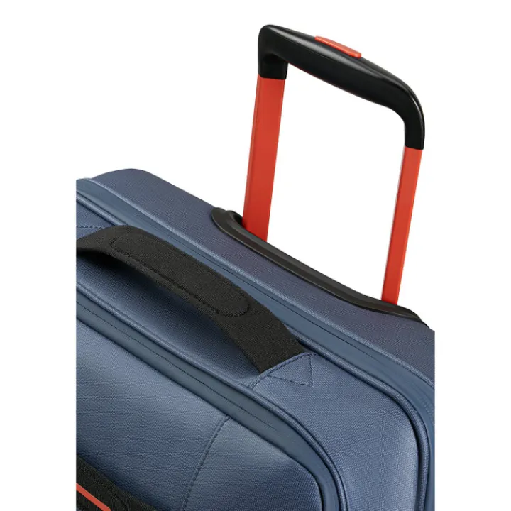 Transavia Trolleys|Handbagage Trolleys>American Tourister Urban Track Spinner S TSA Coated navy/orange