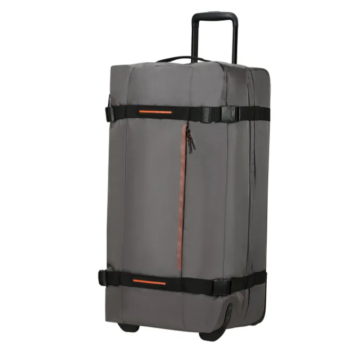 Grote Reistassen|Heren Reistassen>American Tourister Urban Track Duffle/Wheels L dark grey
