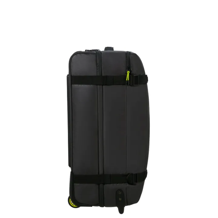 Grote Reistassen|Heren Reistassen>American Tourister Urban Track Duffle/Wheels M Coated black/lime
