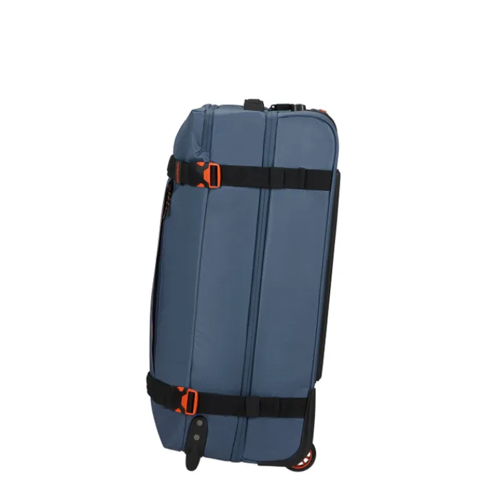 Grote Reistassen|Heren Reistassen>American Tourister Urban Track Duffle/Wheels M Coated navy/orange