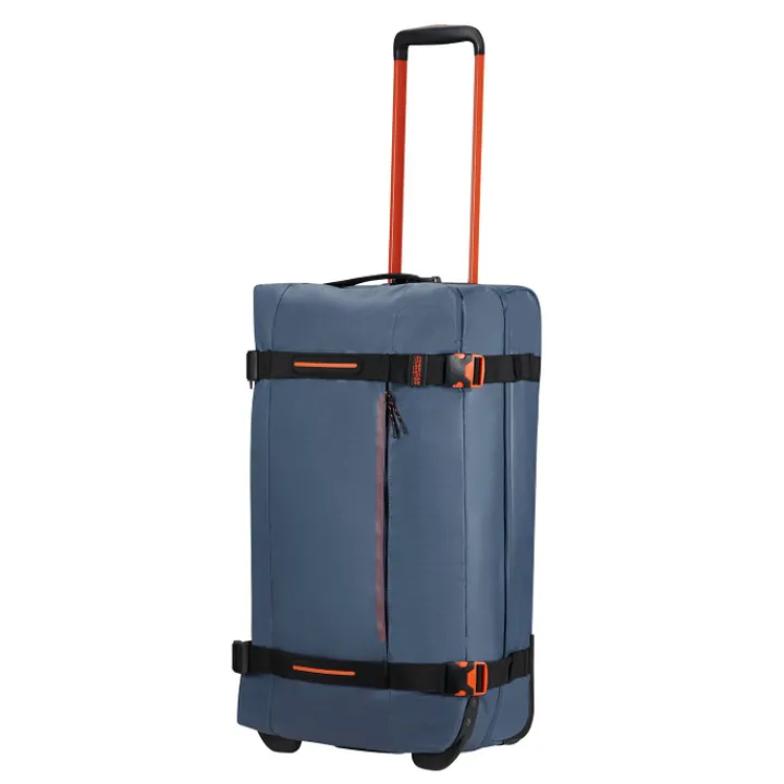 Grote Reistassen|Heren Reistassen>American Tourister Urban Track Duffle/Wheels M Coated navy/orange