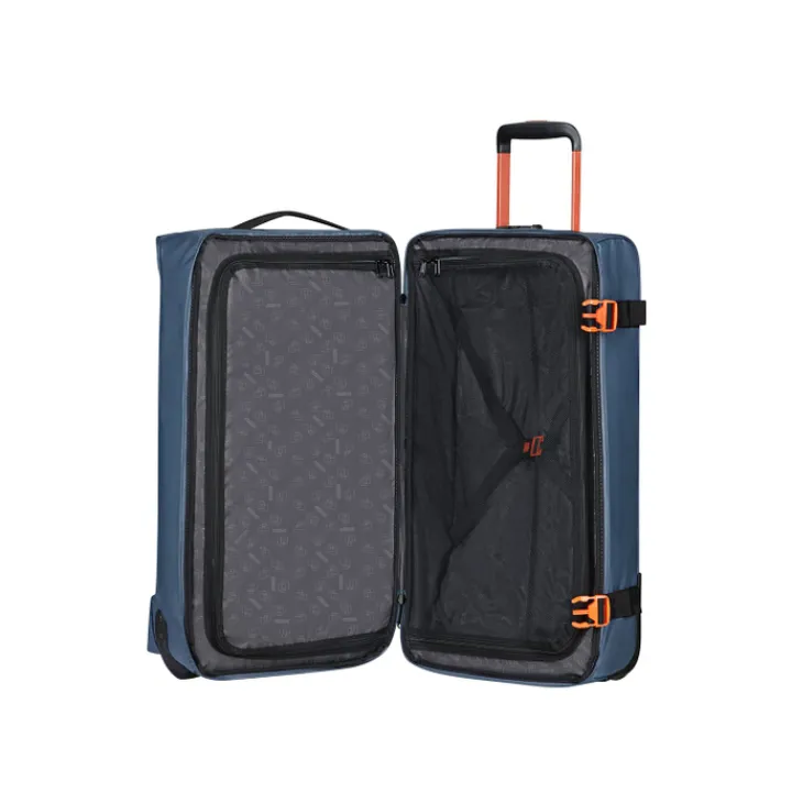 Grote Reistassen|Heren Reistassen>American Tourister Urban Track Duffle/Wheels M Coated navy/orange