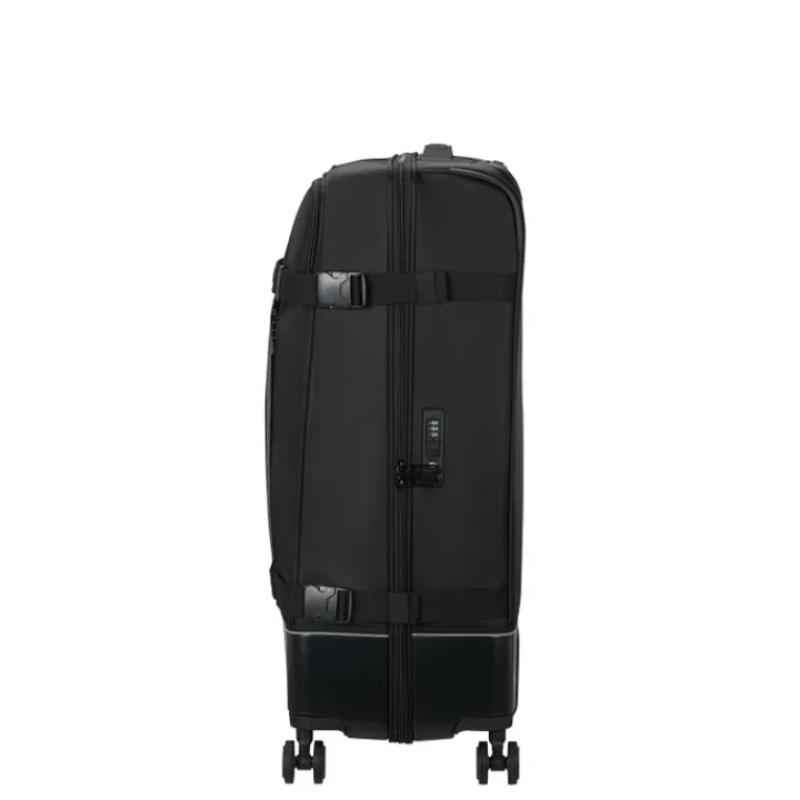 Reistrolleys|Reiskoffers>American Tourister Urban Track Spinner L TSA asphalt black
