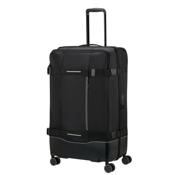 Reistrolleys|Reiskoffers>American Tourister Urban Track Spinner L TSA asphalt black