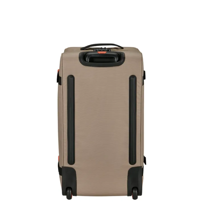 Grote Reistassen|Heren Reistassen>American Tourister Urban Track Wheeled Duffle M Coated beige/orange