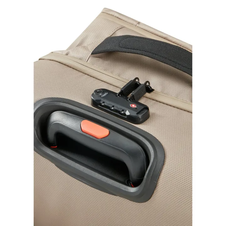 Grote Reistassen|Heren Reistassen>American Tourister Urban Track Wheeled Duffle M Coated beige/orange