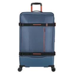 Reistrolleys|Reiskoffers>American Tourister Urban Track Spinner L TSA Coated navy/orange