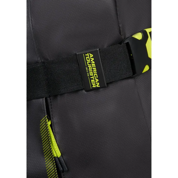 Grote Reistassen|Heren Reistassen>American Tourister Urban Track Duffle/Wheels L Coated black/lime