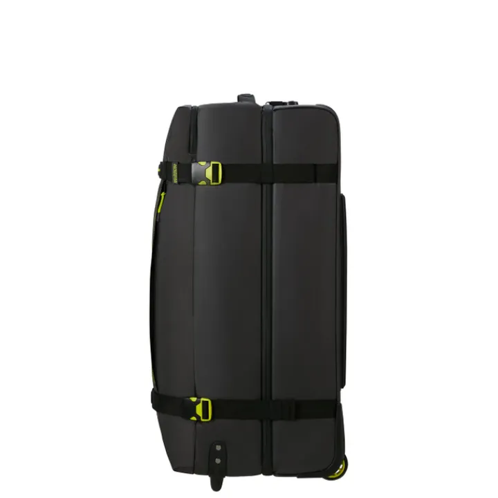 Grote Reistassen|Heren Reistassen>American Tourister Urban Track Duffle/Wheels L Coated black/lime