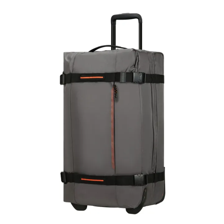 Grote Reistassen|Heren Reistassen>American Tourister Urban Track Duffle/Wheels M dark grey