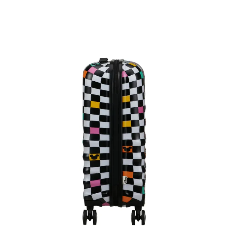 Transavia Trolleys|Ryanair Trolleys>American Tourister Wavebreaker Disney Spinner 55 cm Mickey Check