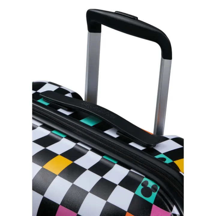 Transavia Trolleys|Ryanair Trolleys>American Tourister Wavebreaker Disney Spinner 55 cm Mickey Check