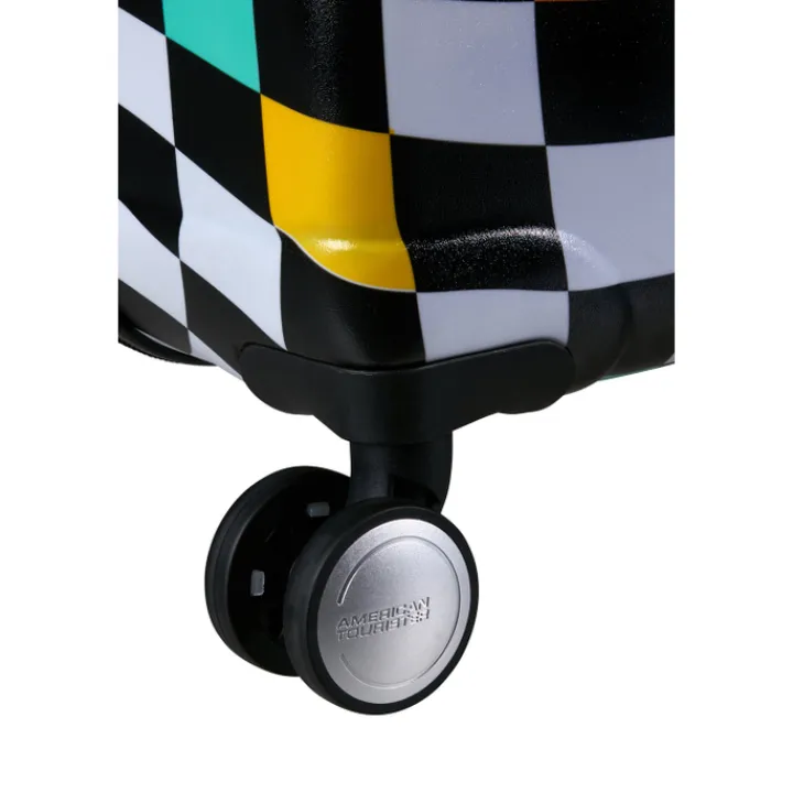 Transavia Trolleys|Ryanair Trolleys>American Tourister Wavebreaker Disney Spinner 55 cm Mickey Check