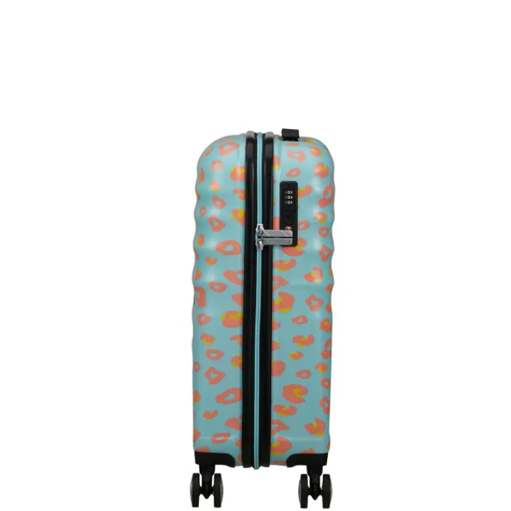 Transavia Trolleys|Ryanair Trolleys>American Tourister Wavebreaker Disney Spinner 55/20 TSA minnie pastel dots