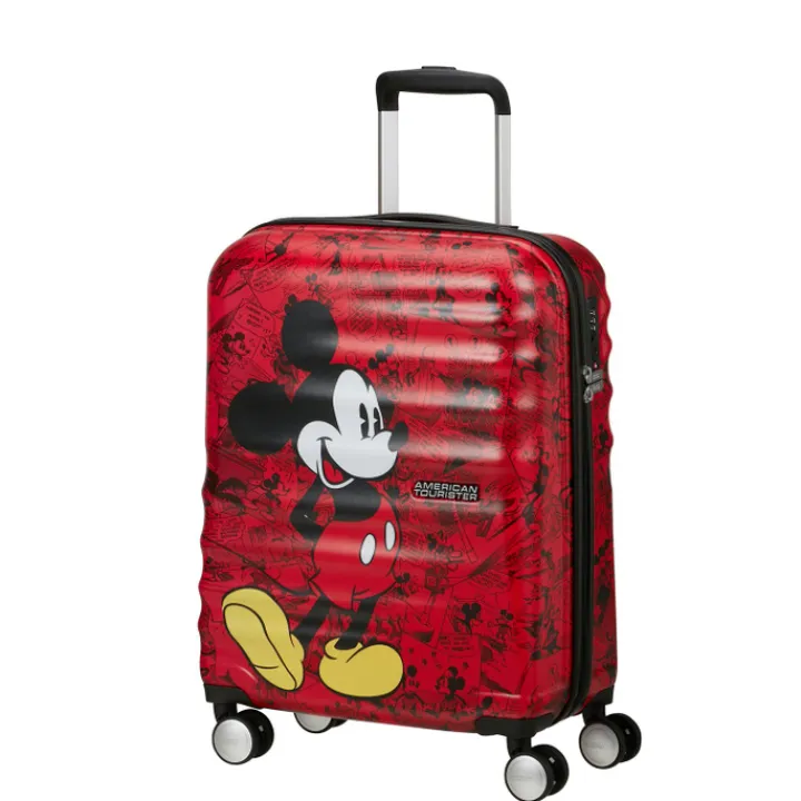 Ryanair Trolleys|Handbagage Trolleys>American Tourister Wavebreaker Disney Spinner 55/20 TSA mickey comics red