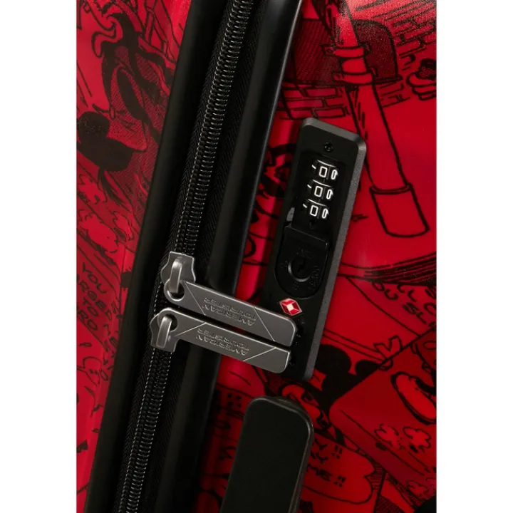 Ryanair Trolleys|Handbagage Trolleys>American Tourister Wavebreaker Disney Spinner 55/20 TSA mickey comics red