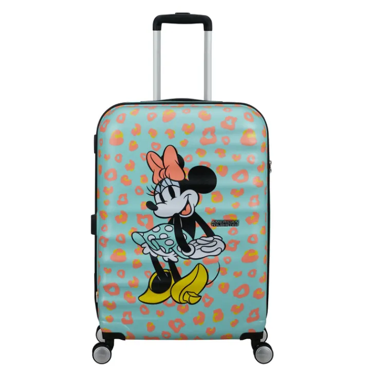 Reistrolleys|Reiskoffers>American Tourister Wavebreaker Disney Spinner 67/24 TSA minnie pastel dots