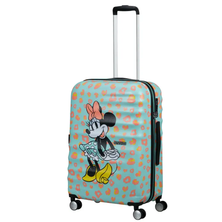 Reistrolleys|Reiskoffers>American Tourister Wavebreaker Disney Spinner 67/24 TSA minnie pastel dots