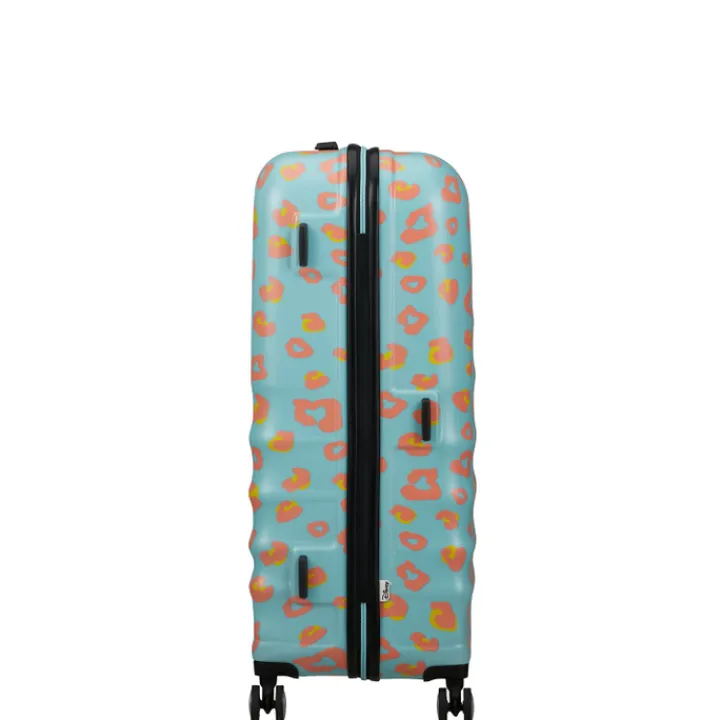 Reistrolleys|Reiskoffers>American Tourister Wavebreaker Disney Spinner 77/28 TSA minnie pastel dots