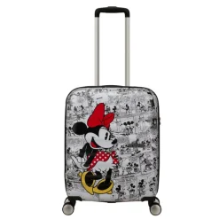 Handbagage Trolleys|Transavia Trolleys>American Tourister Wavebreaker Disney Spinner 55/20 TSA minnie comics white