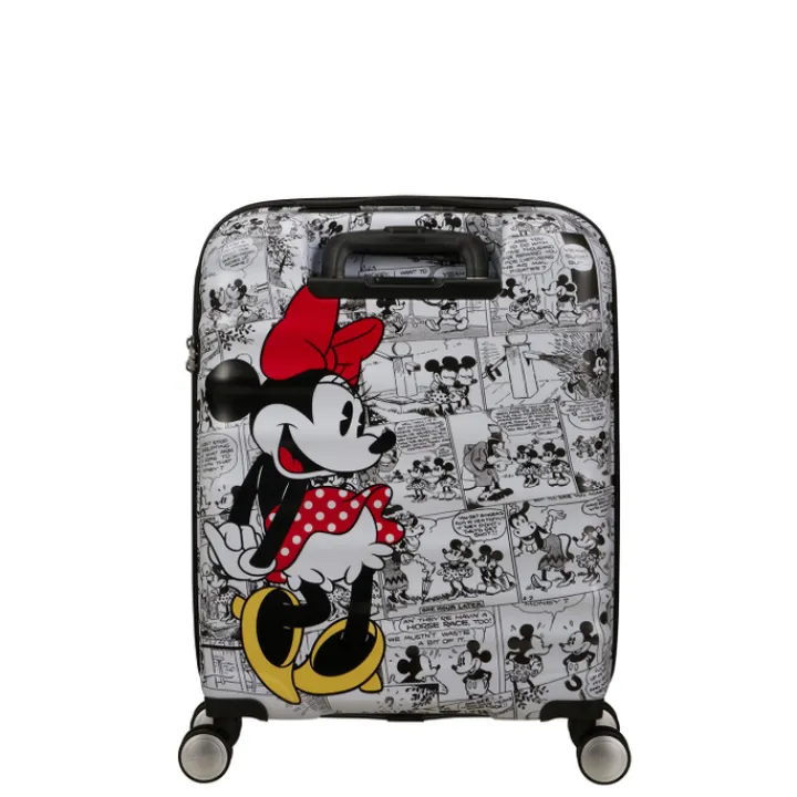 Handbagage Trolleys|Transavia Trolleys>American Tourister Wavebreaker Disney Spinner 55/20 TSA minnie comics white