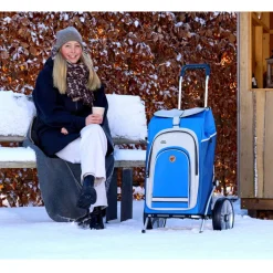 Boodschappen Trolleys|Reistrolleys>Andersen Royal Shopper Hydro 2.1 blue