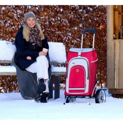 Boodschappen Trolleys|Reistrolleys>Andersen Royal Shopper Hydro 2.1 red