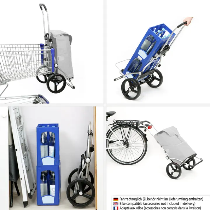 Boodschappen Trolleys|Reistrolleys>Andersen Royal Shopper Oli.P 2.0 blue